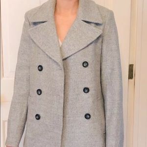 Old Navy Gray Pea Coat
